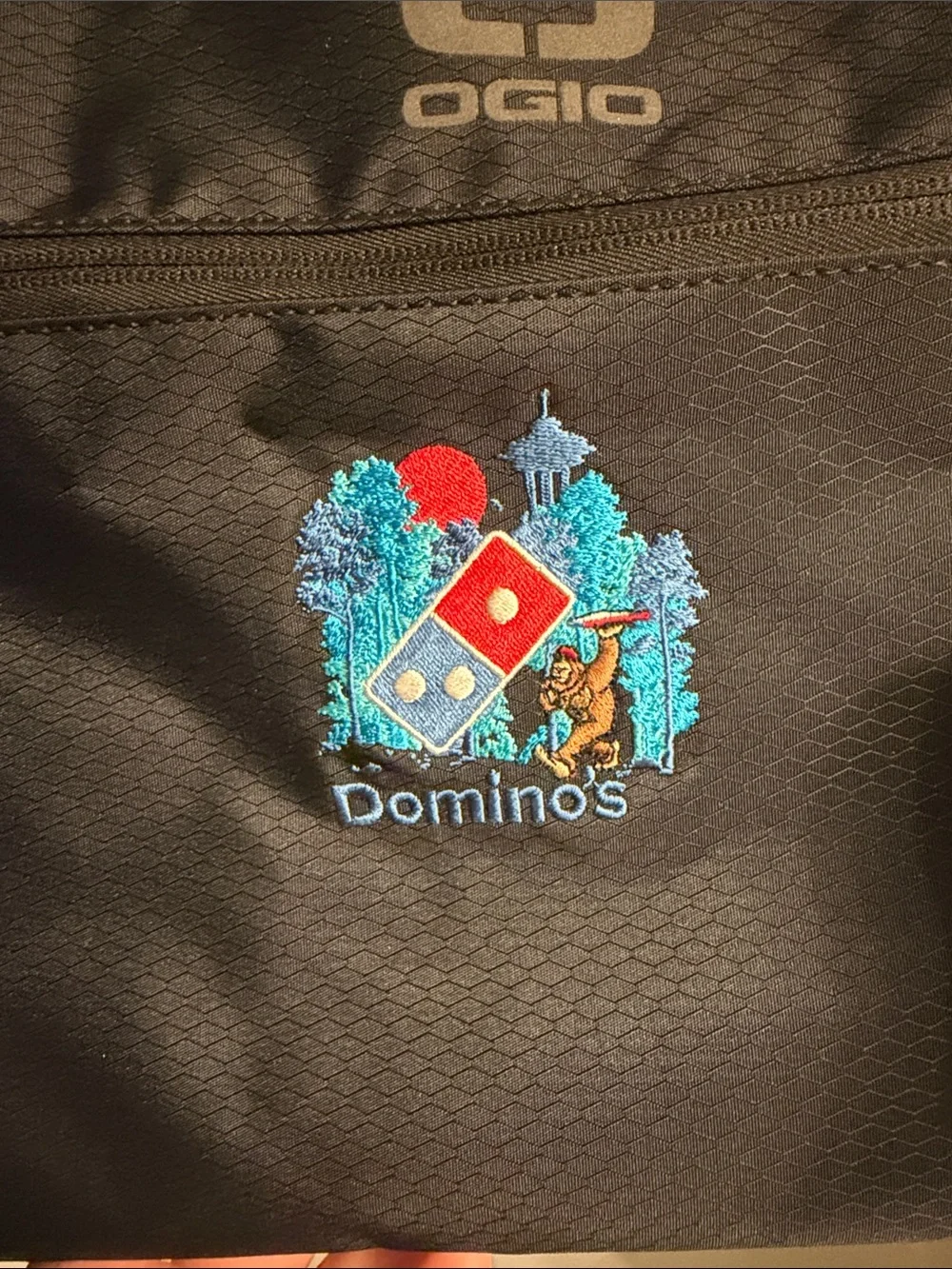 OGIO Black Duffel with Domino's PNW Embroidered Crest